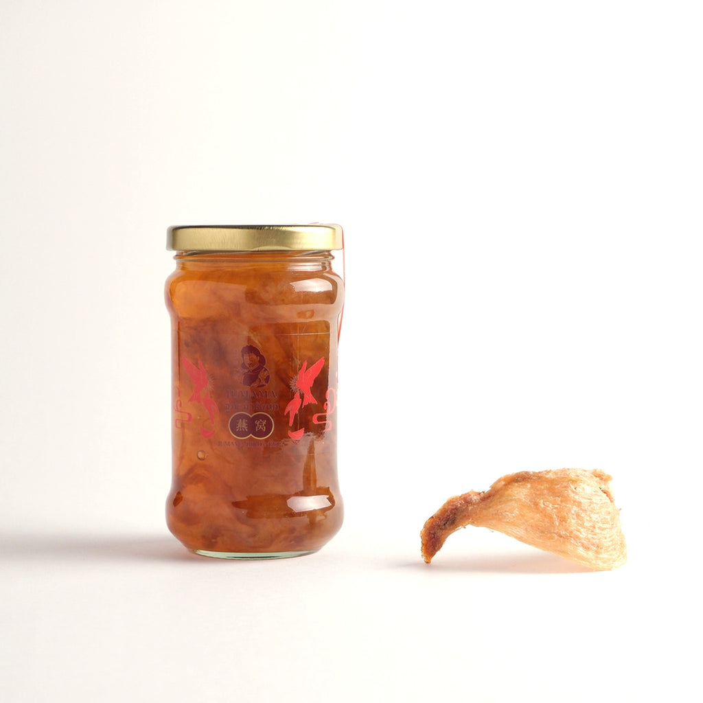 JUMAMA whole red bird's nest in bottle, 315 ml – 典藏燕盏 รังนกแดงเต็มถ้วยในขวด